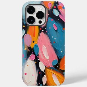 Farbige abstrakte Bohemian-Federn Case-Mate iPhone 14 Pro Max Hülle