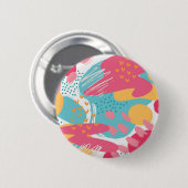 Farbige Abstrakte Button (Vorne & Hinten)