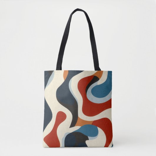 Farbige abstrakte Design-Tasche Tasche (Vorderseite)