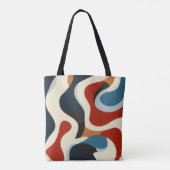 Farbige abstrakte Design-Tasche Tasche (Rückseite)