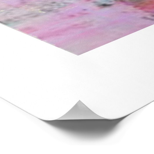 Farbige Abstrakte digitale Kunst Poster (Ecke)