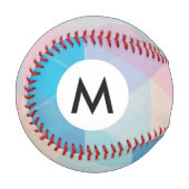 Farbige abstrakte Dreiecke Baseball (Vorderseite Links)