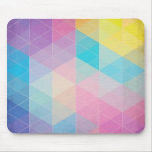 Farbige abstrakte Dreiecke Hintergrund Mousepad