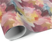 Farbige Abstrakte Farbe Geschenkpapier (Rolleneckpunkt)