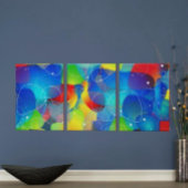 Farbige abstrakte Form moderne Leinwand