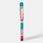 Farbige abstrakte Formen Grunge Muster Case-Mate iPhone Hülle (Rückseite / Links)