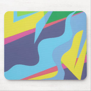 Farbige abstrakte Formen-Mauspad Mousepad
