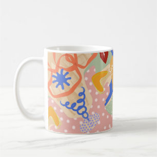 Farbige Abstrakte Formen Tasse - kühl und modern