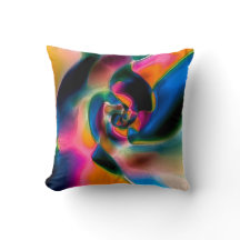 Farbige, abstrakte, gedrehte Linien in heller Skul