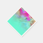 Farbige Abstrakte Gefärbte Krawatte Ombre Design Serviette (Ecke)