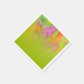 Farbige Abstrakte Gefärbte Krawatte Ombre Design Serviette (Ecke)