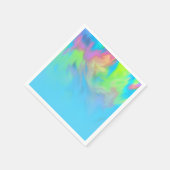 Farbige Abstrakte Gefärbte Krawatte Ombre Design Serviette (Ecke)