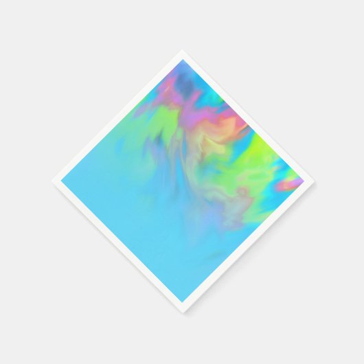 Farbige Abstrakte Gefärbte Krawatte Ombre Design Serviette (Ecke)