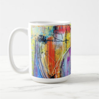 Farbige abstrakte Geometrie  Kaffeetasse