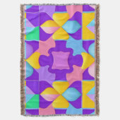 Farbige Abstrakte geometrische Muster Decke (Vorderseite Vertikal)