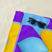 Farbige Abstrakte geometrische Muster Strandtuch (Beispiel)