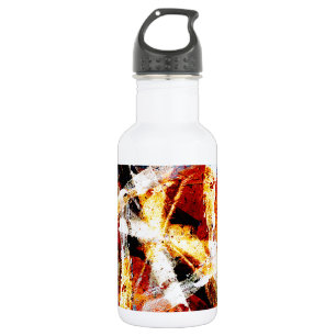 Farbige abstrakte Graffiti Edelstahlflasche
