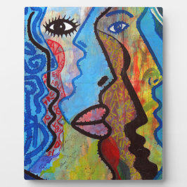 Farbige Abstrakte Graffiti Fotoplatte