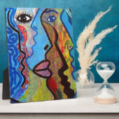 Farbige Abstrakte Graffiti Fotoplatte (Seite)