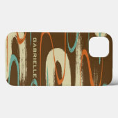 Farbige Abstrakte Grunge Design Monogram Case-Mate iPhone Hülle (Rückseite (Horizontal))
