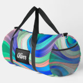 Farbige abstrakte Halbkreise Duffle Bag (Rechte Ecke)