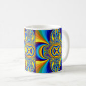 Farbige abstrakte Hintergrund-14334 Kaffeetasse (VorderseiteRechts)