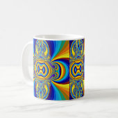Farbige abstrakte Hintergrund-14334 Kaffeetasse (Vorderseite Links)