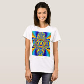 Farbige abstrakte Hintergrund-14334 T-Shirt (Vorne ganz)