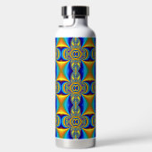 Farbige abstrakte Hintergrund-14334 Trinkflasche (Rechts)