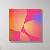 Farbige Abstrakte Hintergründe mit Kreisläufen, Li Leinwanddruck (Vorderseite)