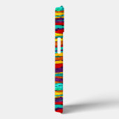 Farbige Abstrakte Horisontalstreifen Case-Mate iPhone Hülle (Rückseite / Rechts)