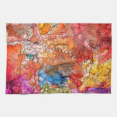 Farbige Abstrakte Illustration Küchentücher (Horizontal)
