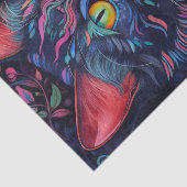 Farbige Abstrakte Katze Seidenpapier (Ausschnitt)