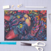 Farbige Abstrakte Katze Seidenpapier (Handwerk)