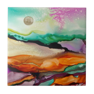 Farbige Abstrakte Keramik Tile Fliese