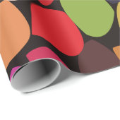 Farbige Abstrakte Kreise Geschenkpapier (Rolleneckpunkt)