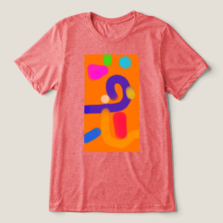 Farbige abstrakte Kunst 10 Tri-Blend Shirt