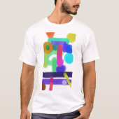 Farbige abstrakte Kunst 11 T-Shirt (Vorderseite)