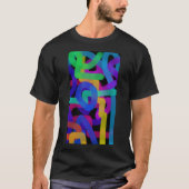Farbige abstrakte Kunst 17 T-Shirt (Vorderseite)