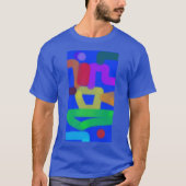 Farbige abstrakte Kunst 19 T-Shirt (Vorderseite)