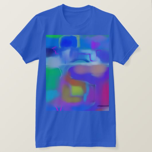 Farbige abstrakte Kunst 1 T-Shirt (Design vorne)
