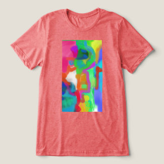 Farbige abstrakte Kunst 7 Tri-Blend Shirt