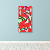 Farbige abstrakte Kunst 9 Leinwanddruck (Insitu (Holzboden))