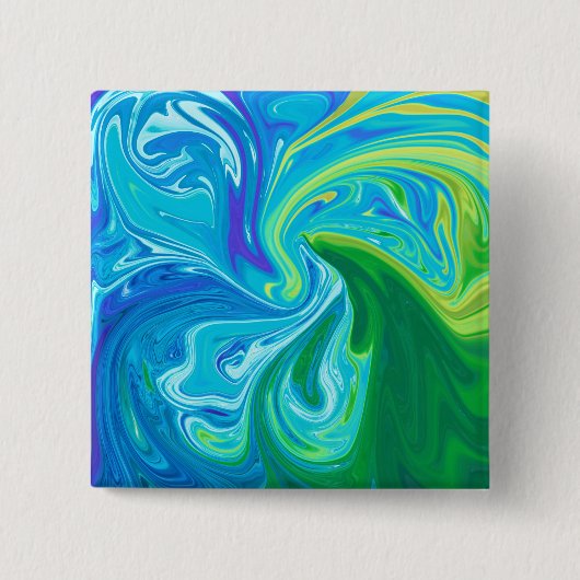 Farbige abstrakte Kunst Button (Vorderseite)