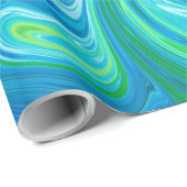 Farbige abstrakte Kunst Geschenkpapier (Rolleneckpunkt)