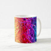 Farbige abstrakte Kunst Kaffeetasse (VorderseiteRechts)