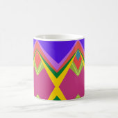 Farbige abstrakte Kunst Kaffeetasse (Mittel)