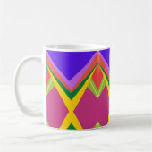 Farbige abstrakte Kunst Kaffeetasse (Links)