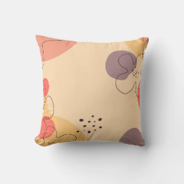 Farbige abstrakte Kunst Kissen