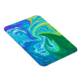 Farbige abstrakte Kunst Magnet (Rechte Seite)